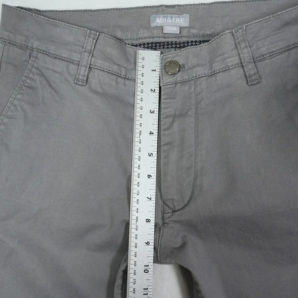 ASH & ERIE 31x29 Men's Gray Chinos